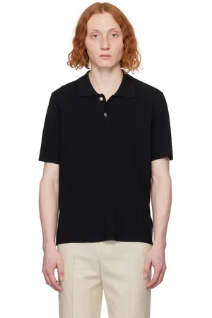 Jacquemus Polo noir en piqué - Les classiques