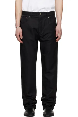 FEAR OF GOD Pantalon noir en nylon texturé à cinq poches