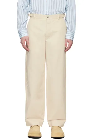 Jacquemus Pantalon Jean blanc cassé - Les classiques