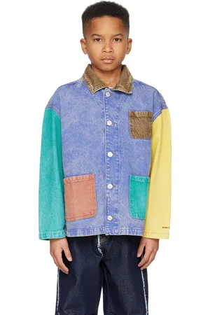 Bobo Choses Enfant | Blouson contrasté multicolore en denim