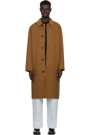 Mackage Manteau Beckett brun clair fait à la main en laine