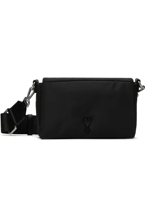 Ami Sac rigide noir à logo Ami de cœur