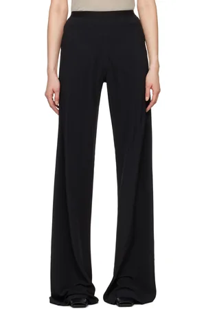 Rick Owens Pantalon coupé sur le biais noir - Hollywood