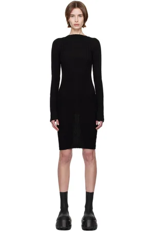 Rick Owens Robe courte noire - Hollywood