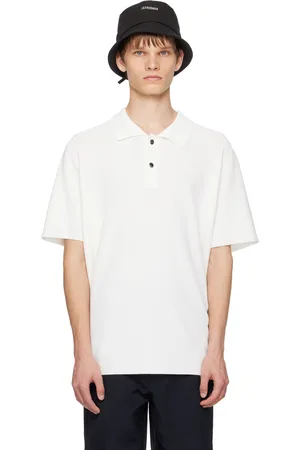 Jacquemus Polo blanc cassé en piqué - Les classiques