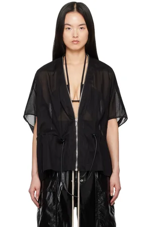 Rick Owens Blouson Sail noir - Hollywood