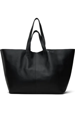 Ami Très grand cabas noir en cuir
