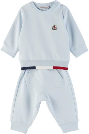 Moncler Bébé | Ensemble de survêtement bleu à logos
