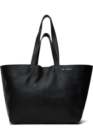 Ami Moyen cabas noir en cuir