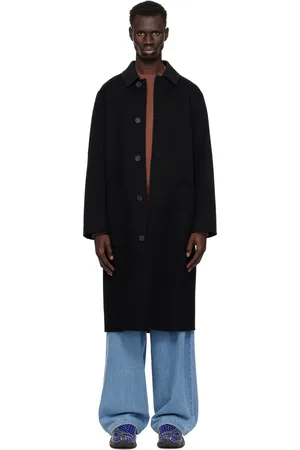 Mackage Manteau Beckett noir fait à la main en laine