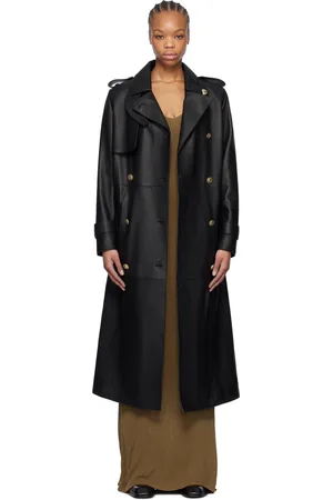 Mackage Manteau Gael-V noir en cuir