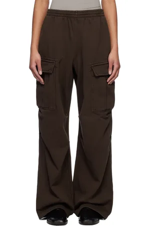 SKIMS Pantalon de détente cargo brun - Boyfriend Fleece