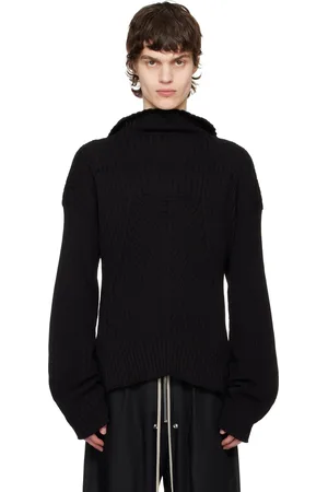 Rick Owens Pull de style tabard noir - Hollywood