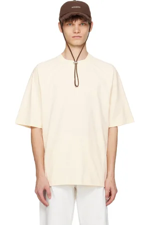 Jacquemus T-shirt Typo beige - Les classiques