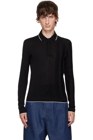 Jacquemus Polo noir en tricot
