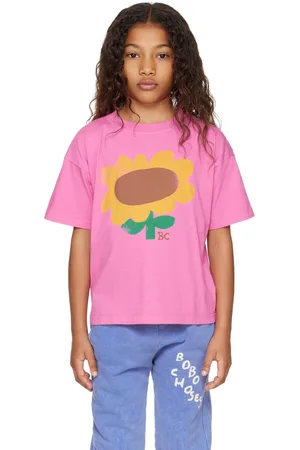 Bobo Choses Enfant | T-shirt rose à image de tournesol