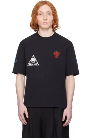 Marine Serre T-shirt décontracté noir en jersey - Souvenir