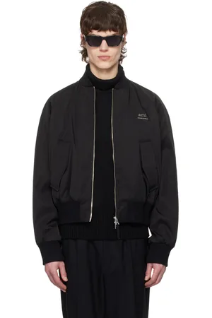 Ami Blouson aviateur noir en sergé