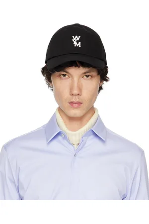WOOYOUNGMI Casquette de baseball noire à logo