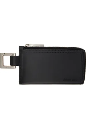 Jacquemus Portefeuille Cuerda noir à glissière - Les classiques