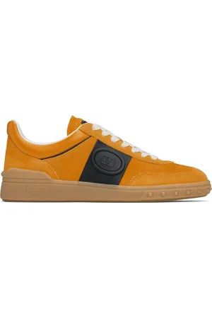 VALENTINO GARAVANI Baskets basses Upvillage orange et noir