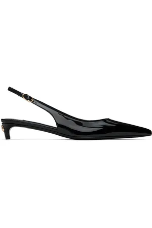 Dolce & Gabbana Chaussures à petit talon noires à bride arrière