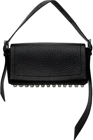 Alexander Wang Moyen sac Ricco noir à rabat
