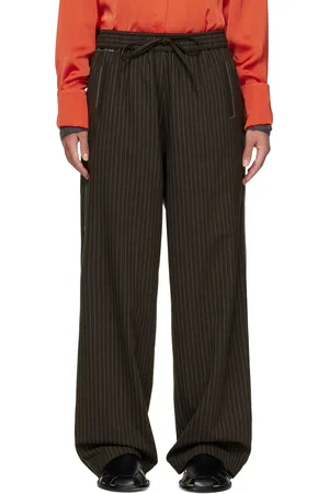 CORDERA Pantalon façon tailleur décontracté brun