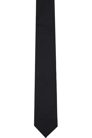 AMIRI Cravate noire à quadrigrammes