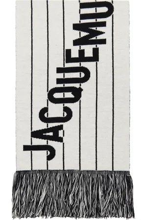 Jacquemus Écharpe Liga noir et blanc - La croisière