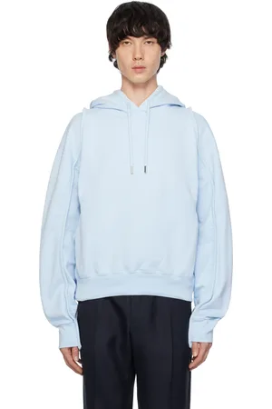 Jacquemus Pull à capuche Camargue bleu