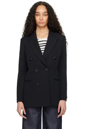 A.P.C. Veston Corta bleu marine édition Anastasia Barbieri