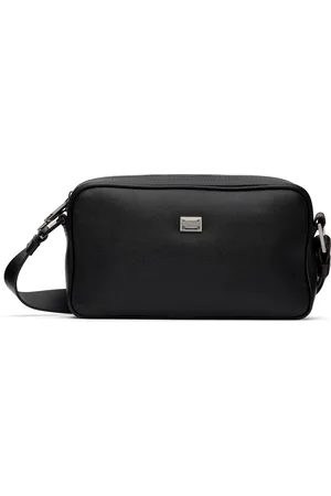 Dolce & Gabbana Sac à bandoulière noir en cuir de veau