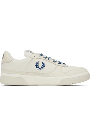 Fred Perry Baskets B300 blanc cassé et bleu marine