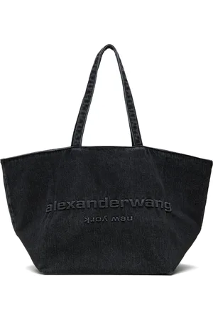 Alexander Wang Cabas gris à logo gaufré
