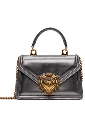 Dolce & Gabbana Petit sac gris acier à ornement Devotion