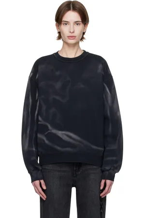 Alexander Wang Pull molletonné surdimensionné gris