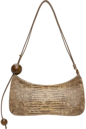 Jacquemus Sac Bisou beige à perles