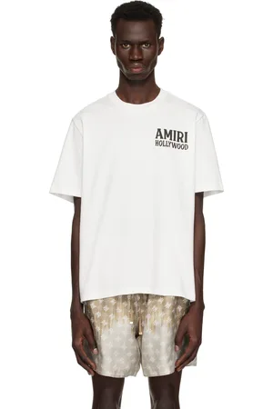 AMIRI T-shirt Jazz Wolf blanc à logo