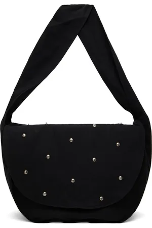 SONG FOR THE MUTE Sac messager noir à clous
