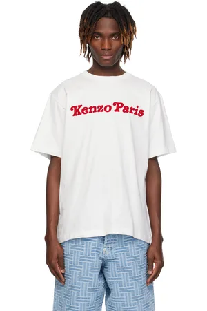Kenzo T-shirt surdimensionné blanc édition VERDY