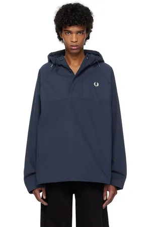 Fred Perry Blouson à enfiler bleu