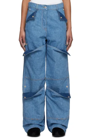 Kenzo Jean cargo bleu à poches