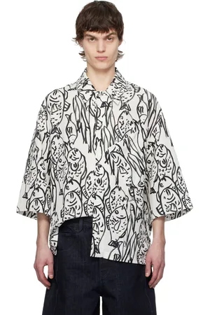 Jacquemus Chemise Aloe blanc et noir - La croisière