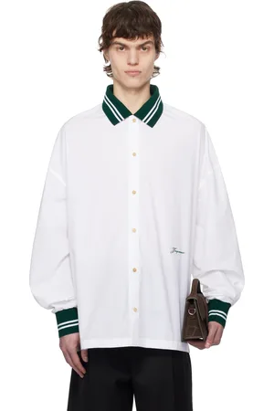 Jacquemus Chemise à manches longues Baseball blanche - La croisière
