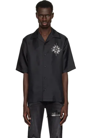 AMIRI Chemise noire à images à logo