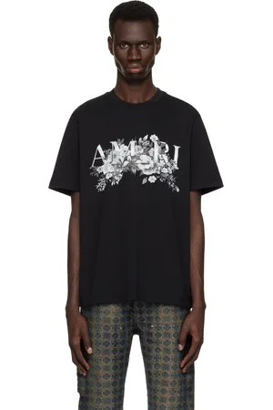 AMIRI T-shirt noir à image à logo