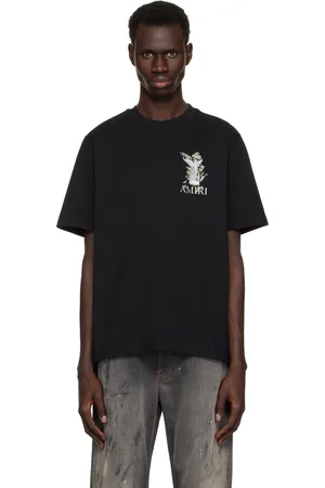 AMIRI T-shirt noir à images à logo