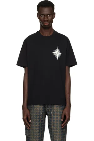 AMIRI T-shirt bleu à images à logo