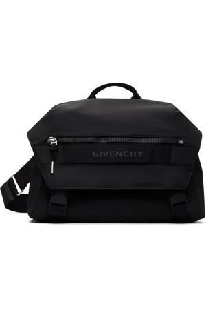 Givenchy Sac messager noir à garniture G-Trek